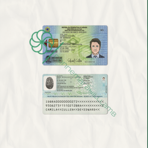 Brazil Fake ID Card Template PSD Download Fully Editable File